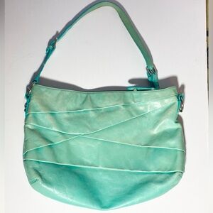 HOBO Mint Green Leather Bag